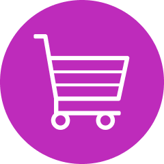 Shopping cart icon representing the free grocery pop-up