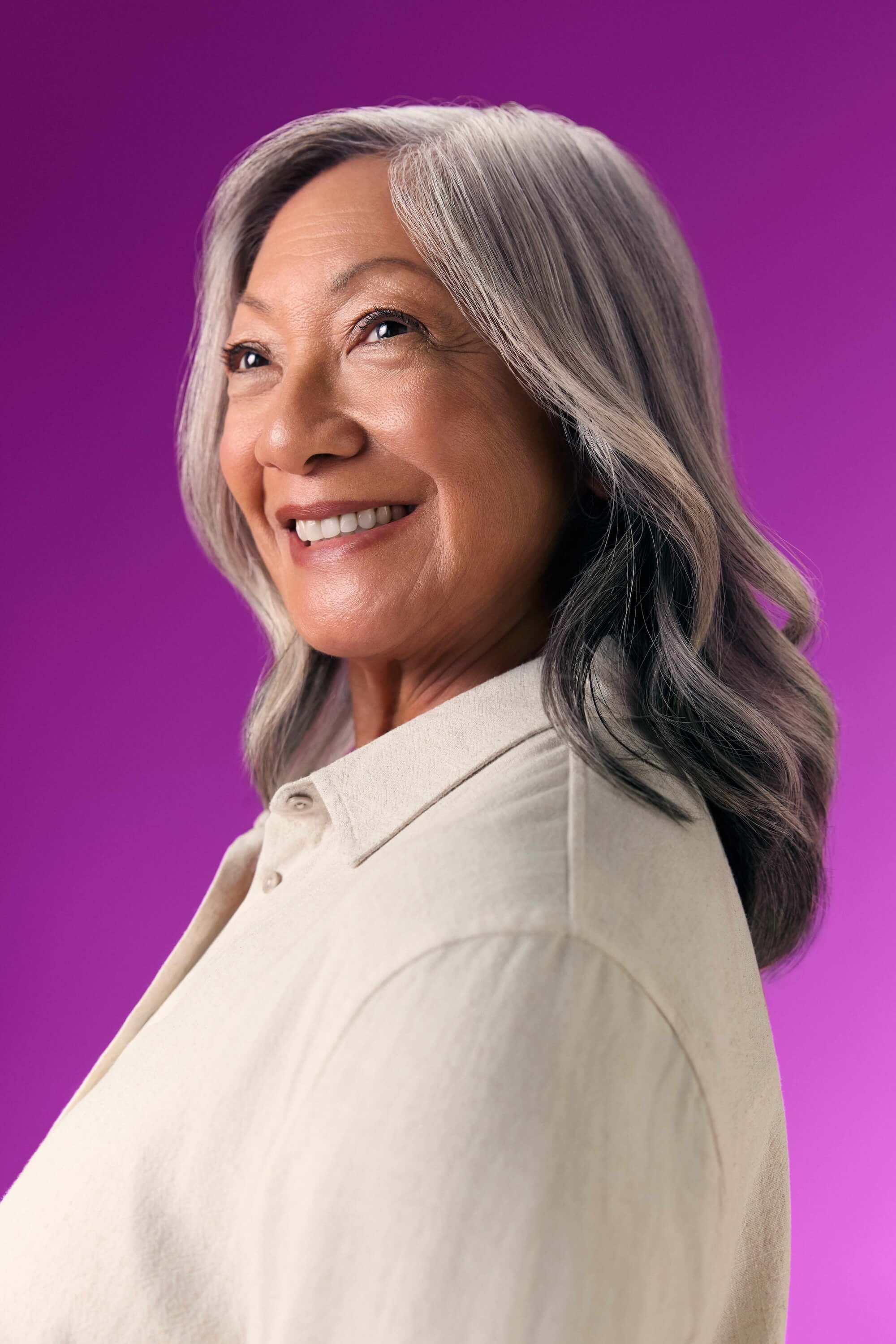 Portrait‑style image representing a patient story featured in the BMS Won't Lose campaign
