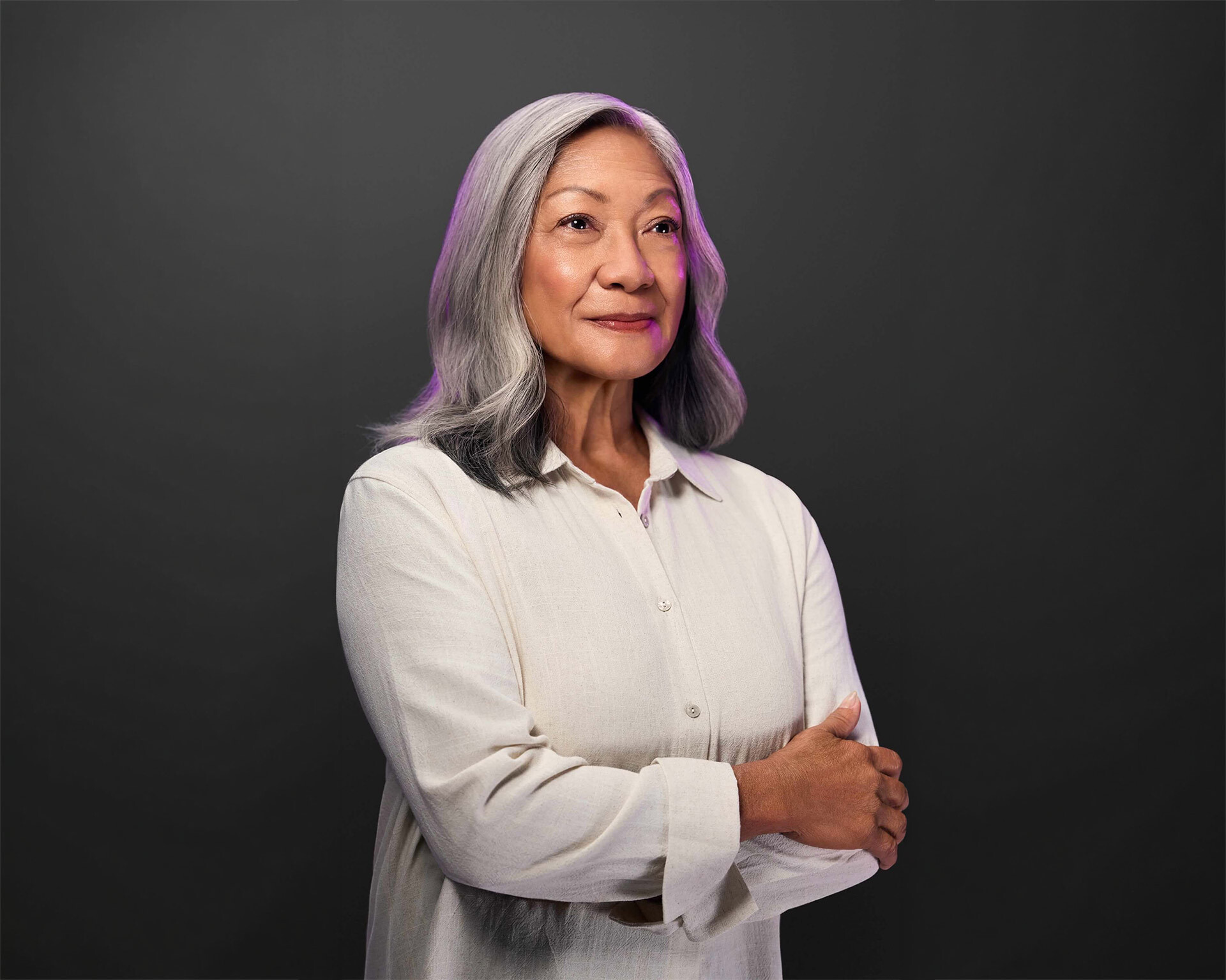 Portrait photograph representing an individual featured in the patient stories section